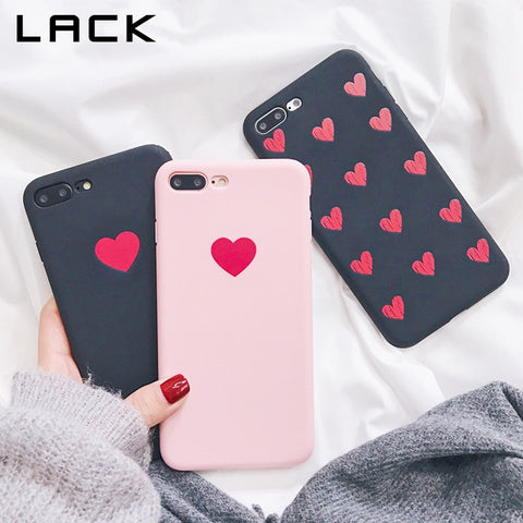 Red Love Heart Phone Case